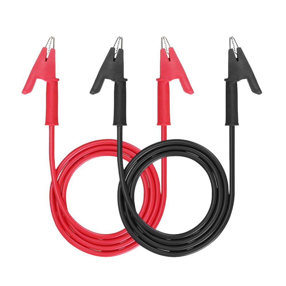 2-Piece 14AWG Dual Ended Alligator Clips Electrical Test Leads Flexible Copper Wire Cable 3.3 ft. for Testing price history on PriceWatchPro