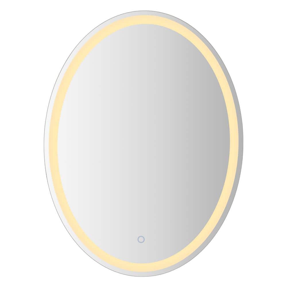 Dane Round Frameless Antifog LED Bathroom Vanity Mirror