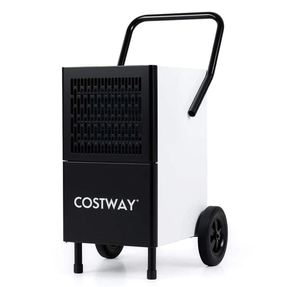 189 pt. 7500 sq. ft. Coverage Area Dehumidifier in. White + Black with Built-in Pump, Drain Hose & Wheels price history on PriceWatchPro