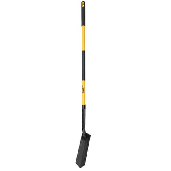DEWALT 49 in. Fiberglass Handle Trenching Shovel DXLHA2621 - The
