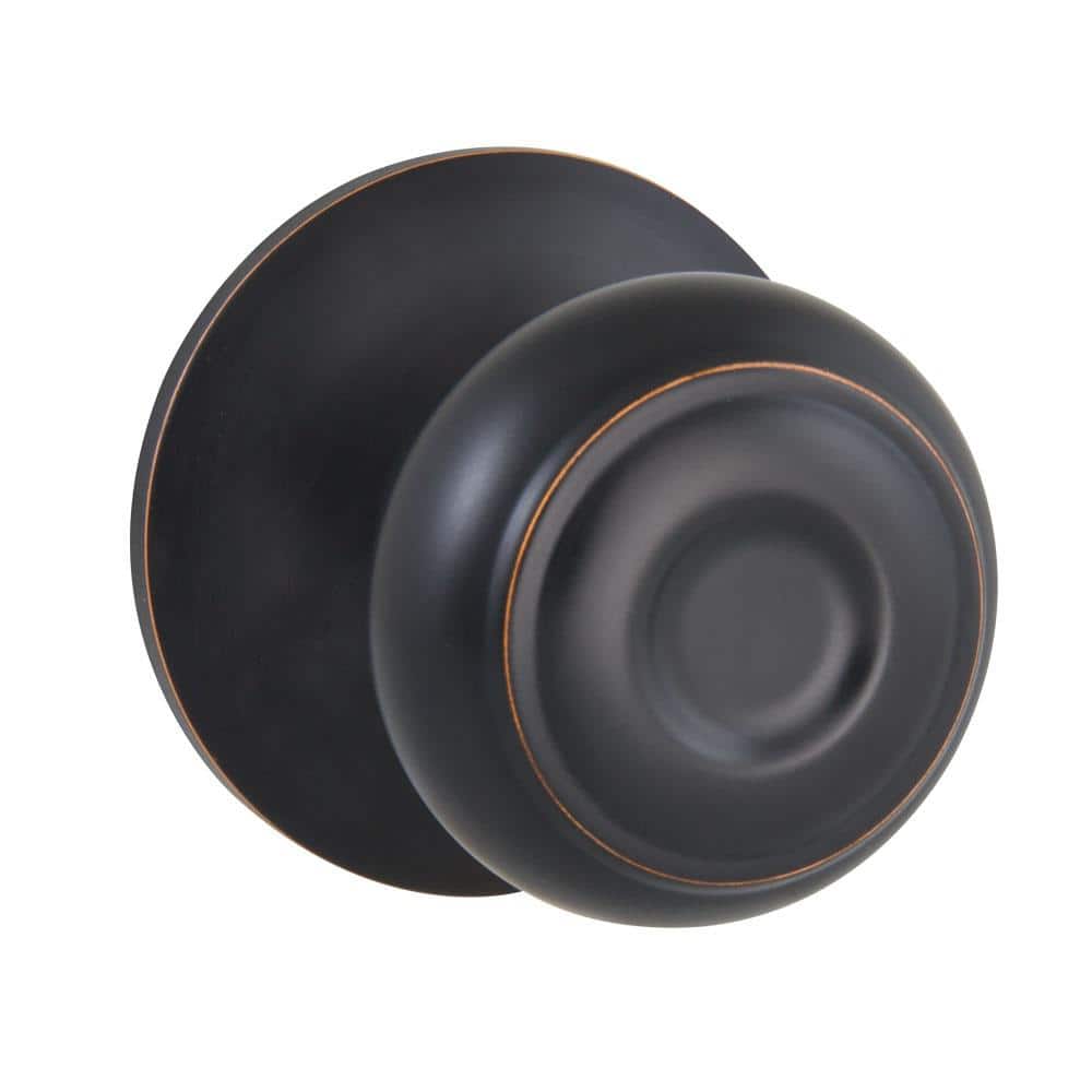 Defiant Hartford Aged Bronze Hall/Closet Door Knob 32TGX730B - The Home Depot