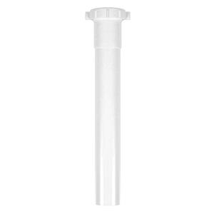 1-1/2 in. x 12 in. White Plastic Slip-Joint Sink Drain Tailpiece Extension Tube