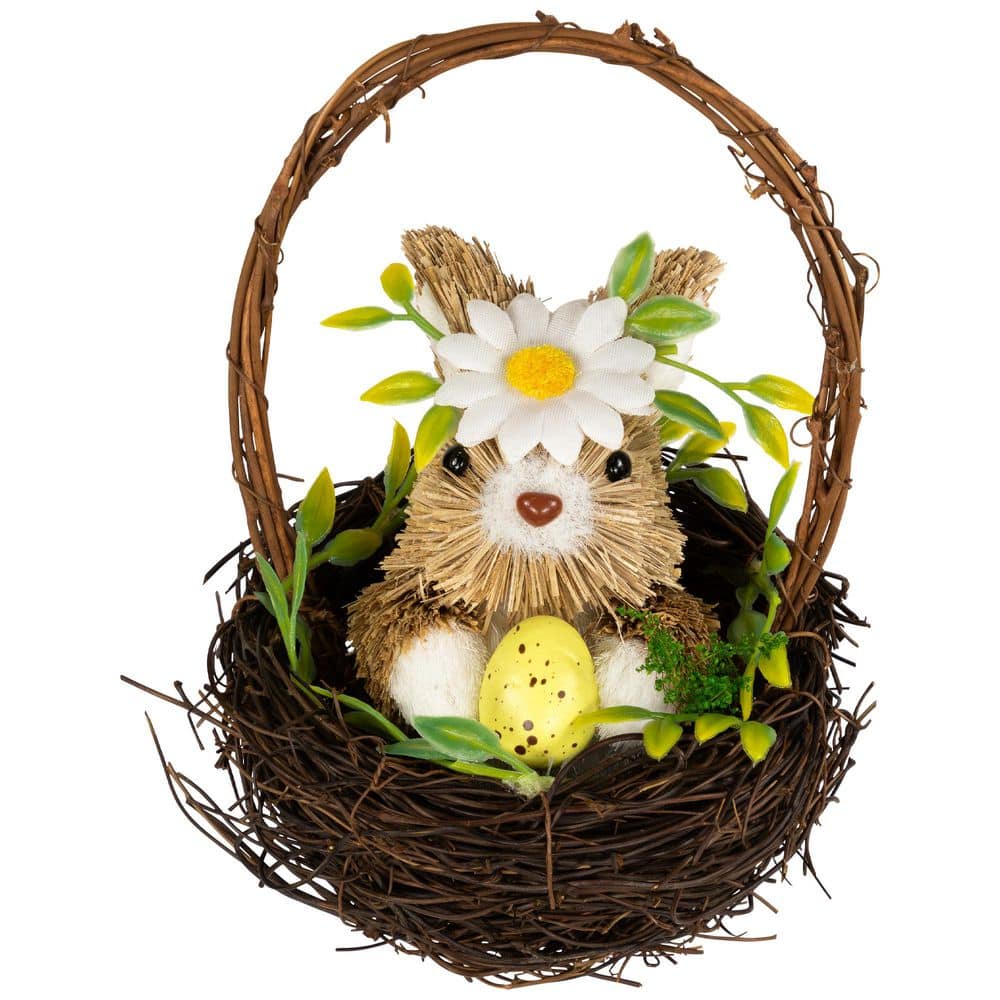 "Rabbit with Twig Basket Easter Decoration-7""" price history on PriceWatchPro