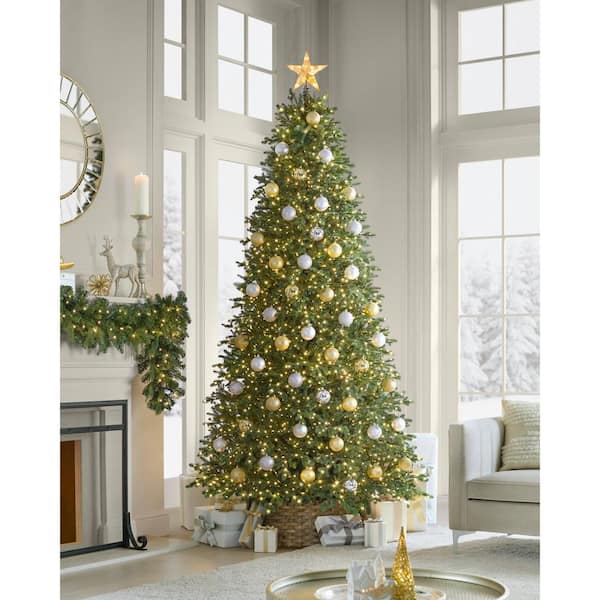 Home Decorators Collection 9 ft. Elegant Twinkling Grand Fir