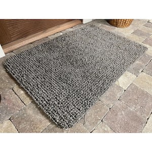 Flair Earth Taupe 23.5 in. x 35.5 in. Door Mat