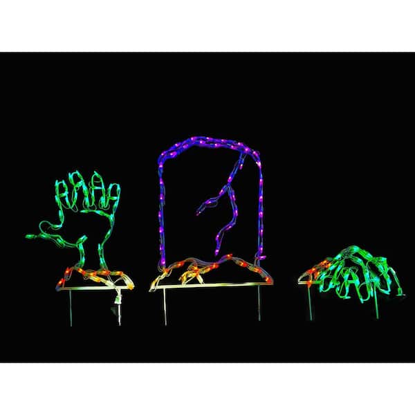 HOLIDYNAMICS HOLIDAY LIGHTING SOLUTIONS LED Tombstone and Hand