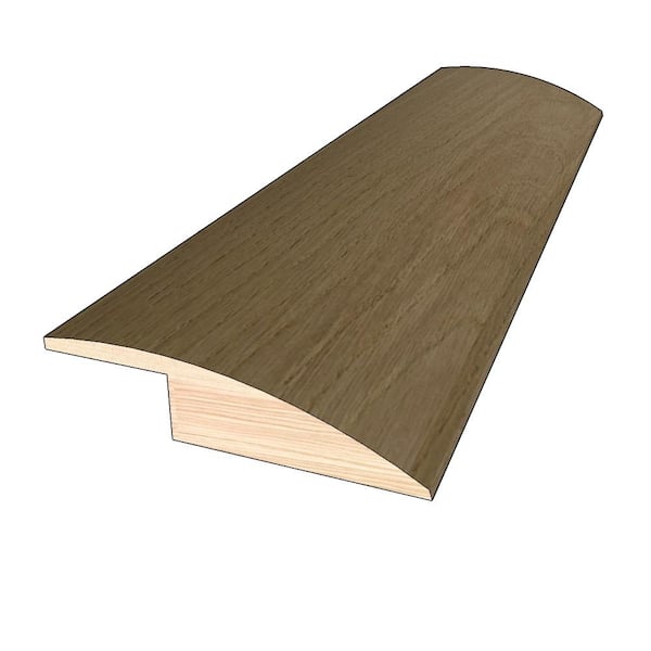 Optiwood Honeytone 3 8 In Thick X 1 1 2 In Wide X 78 In Length Hardwood Overlap Reducer Molding M279wk52lrd The Home Depot