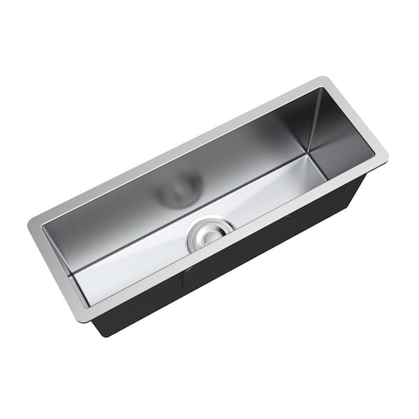 Maincraft Stainless Steel 23.00 in. Single Bowl Sink Undermount Handmade Kitchen Sink without workstation with Faucet