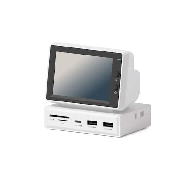 Lukyamzn 3.5 in. IPS USB Mini Screen with USB-C Hub HDMI Monitor for Laptop PC Temperature Monitor Display 960 x 640