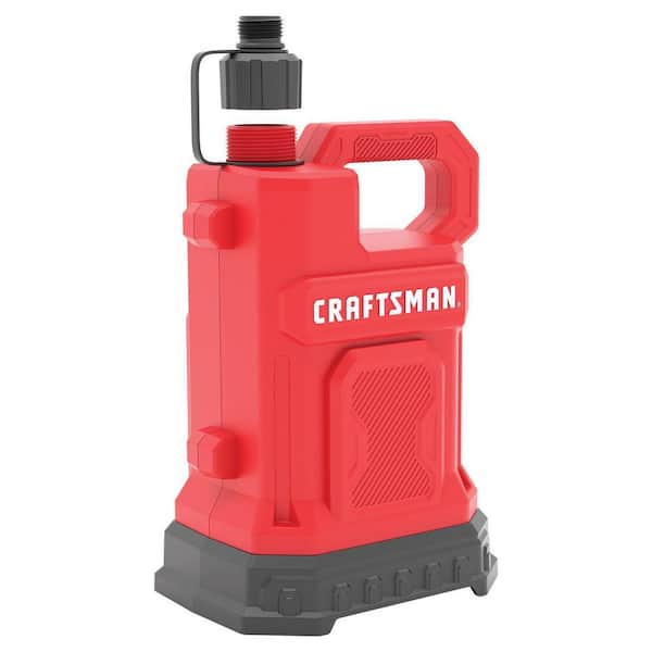 1/3 HP 2750 gph Thermoplastic Switchless Switch Bottom AC Submersible Utility Pump