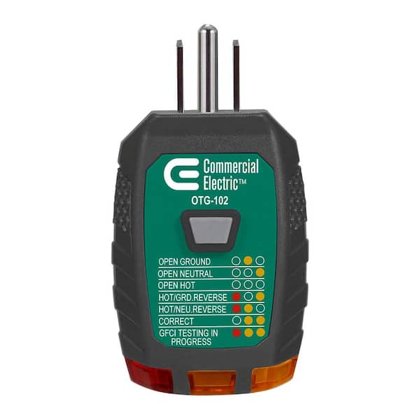 Commercial Electric Outlet Tester with GFCI