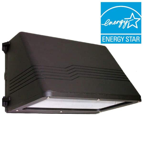 ATG Electronics 60-Watt Outdoor Black LED Wall Pack with Full Cut-Off Natural White (5000K)