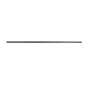 Horizontal Bar 5/8 in. x 5 ft. (60 in.)  Satin Black Round 1.2 mm Thick Hollow Wrought Iron Stair Baluster