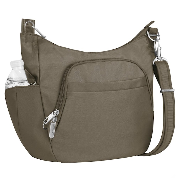 Travelon Anti-Theft Cross-Body Bucket Bag One Size Purple