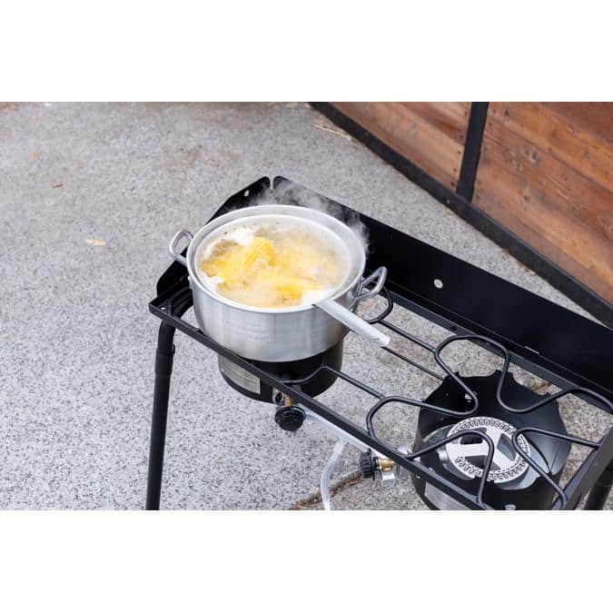 Camp Chef Black 2-Burner Gas Camping Stove with Removable Legs