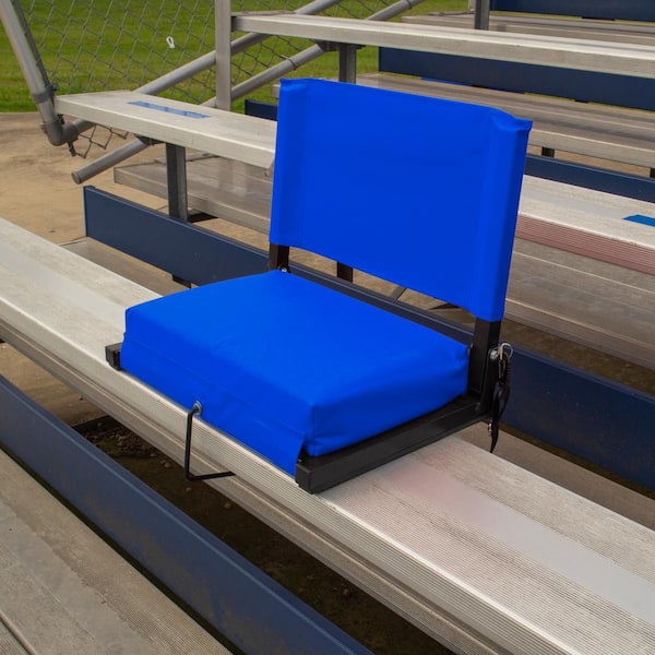 McMullen Reclining Stadium Seat with Cushion Arlmont & Co. Cushion Color: Blue