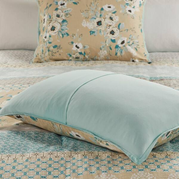 King Aqua Details about   Madison Park Lola 7 Piece Print Comforter Set 