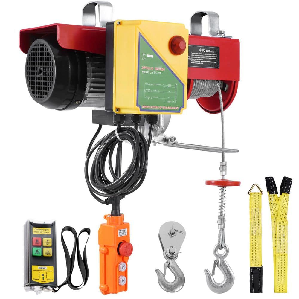 Electric Hoist 2200 lbs. 120V Electric Winch with 328 ft. Wireless and 14 ft. Wired Remote Control 40 ft. Lifting Height price history on PriceWatchPro