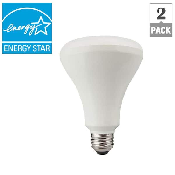 TCP 65W Equivalent Soft White BR30 Dimmable LED Light Bulb (2-Pack)