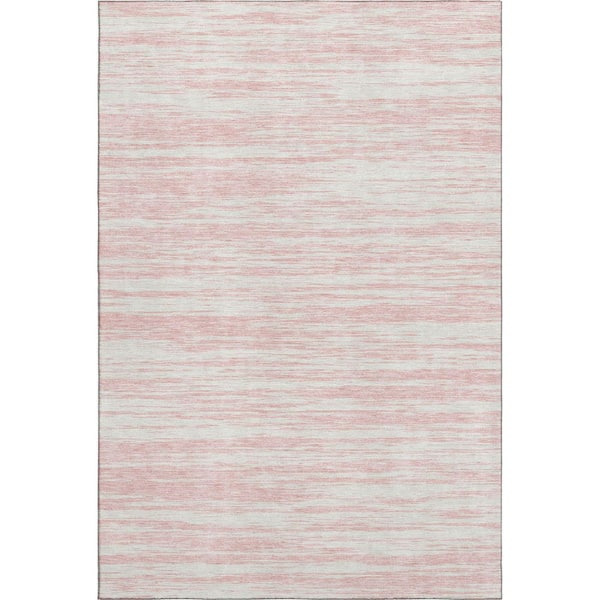 Addison Rugs Mayfield Premium Machine Washable Abstract AMF951 Pink 5 ft. x 7 ft. 6 in. Area Rug