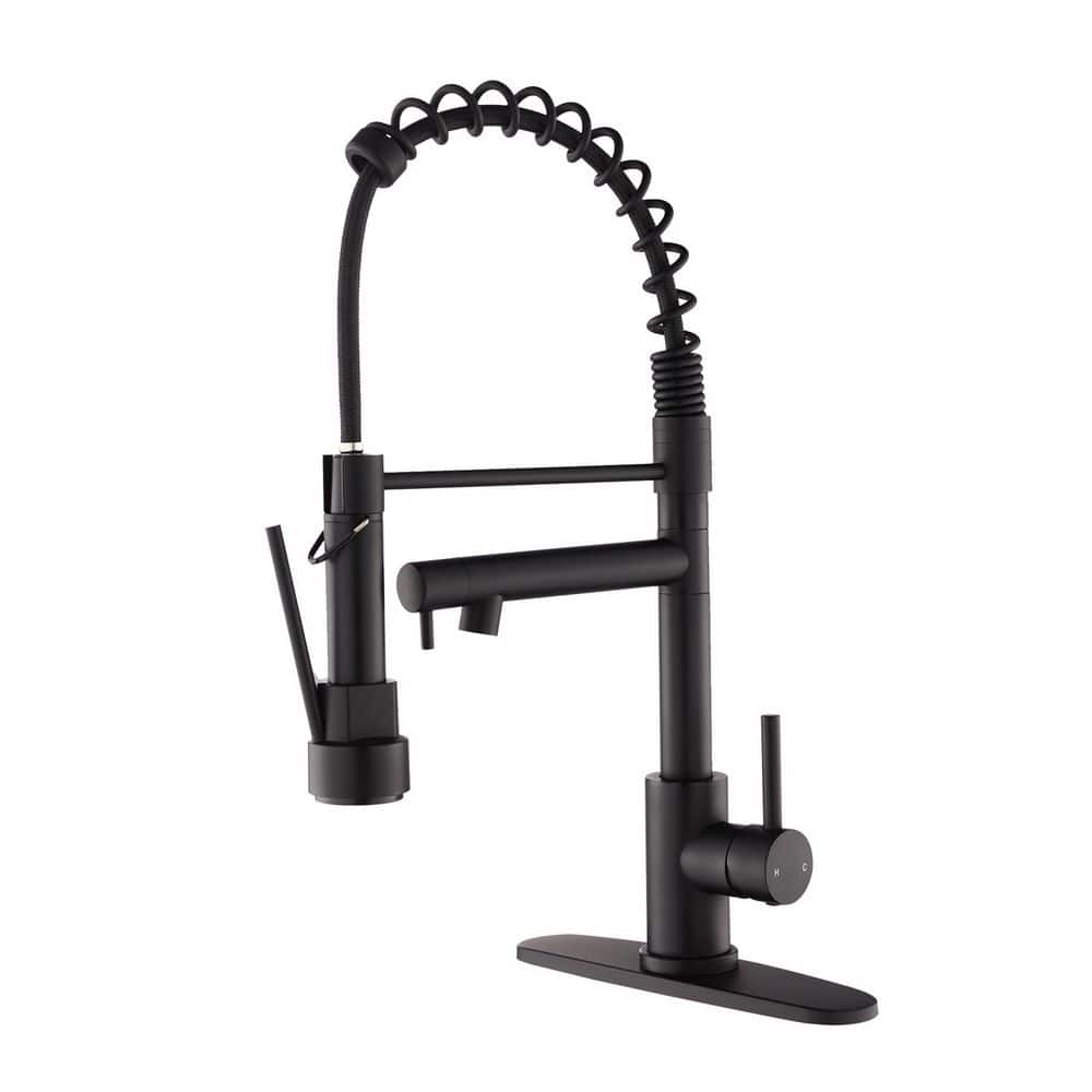 Bossa Single Handle Commercial Pull Down Sprayer Kitchen Faucet with Advanced Spray ,Pot Filler Spout in Brushed Nickel price history on PriceWatchPro