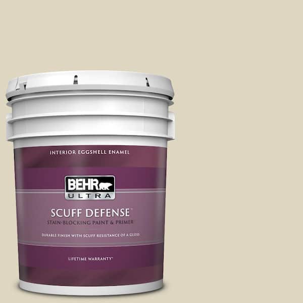 BEHR ULTRA 5 gal. Home Decorators Collection #HDC-NT-15 Rococo Beige Extra Durable Eggshell Enamel Interior Paint & Primer