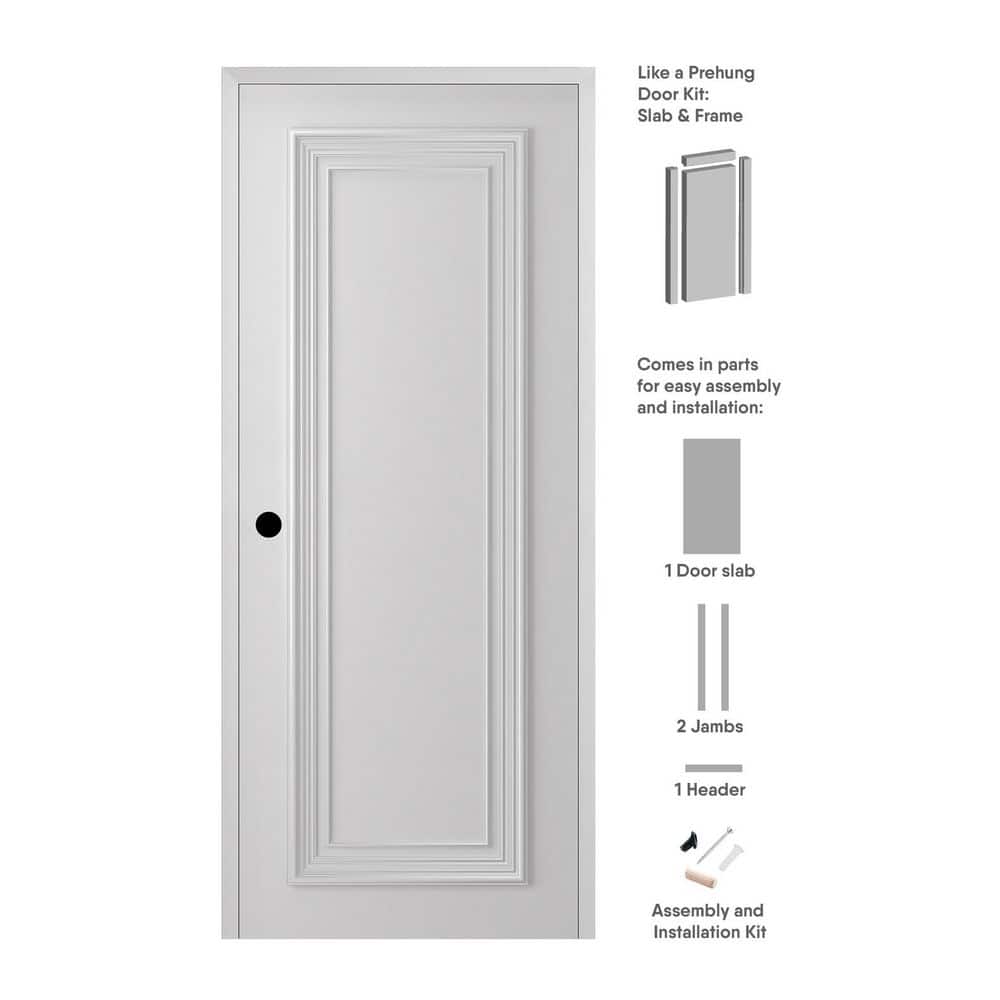 Palazzo 1 N DIY-Friendly 32 in. x 80 in. Right-hand Primed Solid Composite Core Wood Single Prehung Interior Door price history on PriceWatchPro