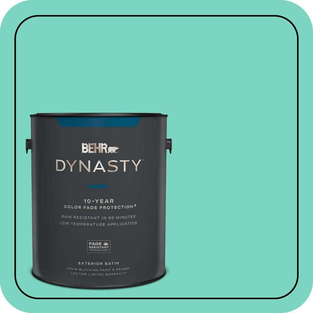 1 gal. #P430-3 Green Parakeet Satin Enamel Exterior Stain-Blocking Paint & Primer price history on PriceWatchPro