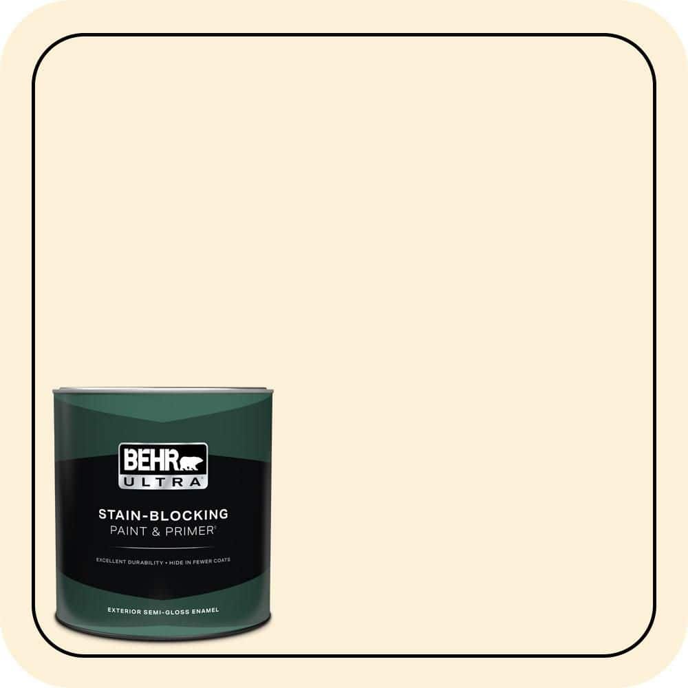 1 qt. #W-D-220 Vanilla Custard Semi-Gloss Enamel Exterior Paint & Primer price history on PriceWatchPro