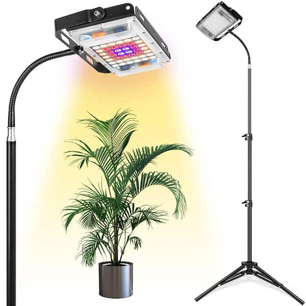 150 W Full Spectrum LED Grow Light with Adjustable Tripod Stand 15-48 in. On/Off Switch, Floor Lamp for Indoor Plants