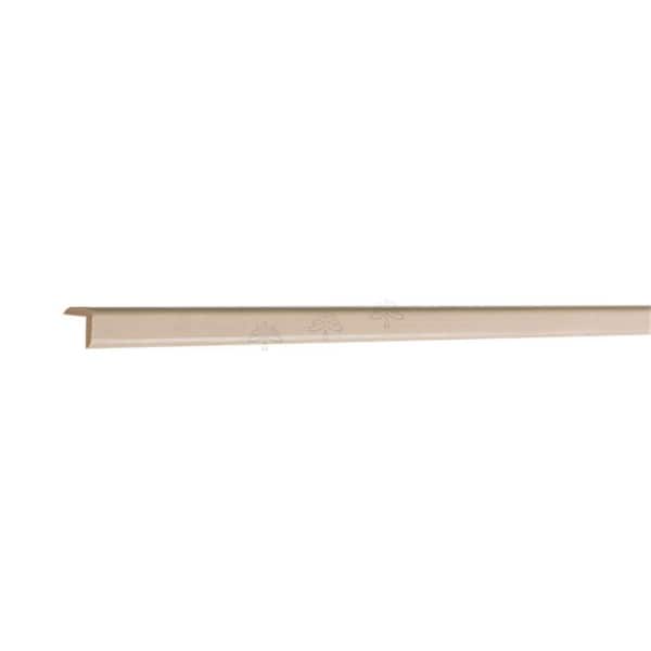 Slim Shker 96 in. W x 1 in. H x 1 in. D Outside Corner Molding in Natural Wood