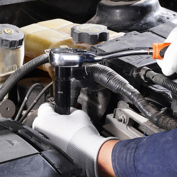 Impact Socket Set 1/2 in. 19 Piece Impact Sockets, Deep Socket, 6-Point Sockets, Rugged Construction