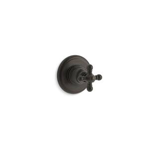 Kohler Artifacts Shower Valve Trim - Oil Rubbed Bronze | Single Cross Handle For Volume & Temperature Control