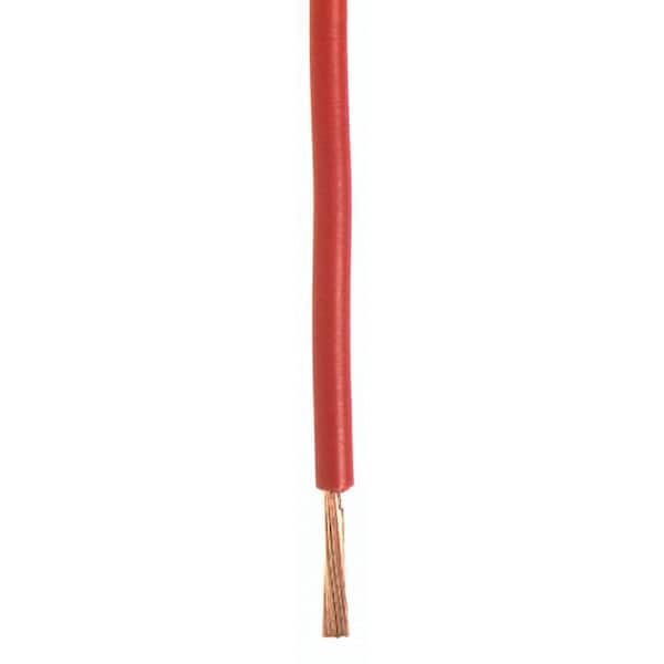 Plastic Primary 16 Gauge Wire Single Conductor - 500 ft., Red