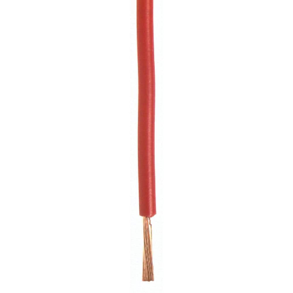 Plastic Primary 16 Gauge Wire Single Conductor - 100 ft., Red