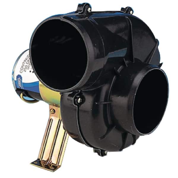 Jabsco 4 in. Continuous Heavy Duty Blower With Flex mount, 12V