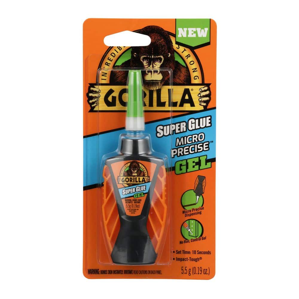 Gorilla 5.5 g Super Glue Micro Precise Gel (6-Pack) 102177 - The Home Depot