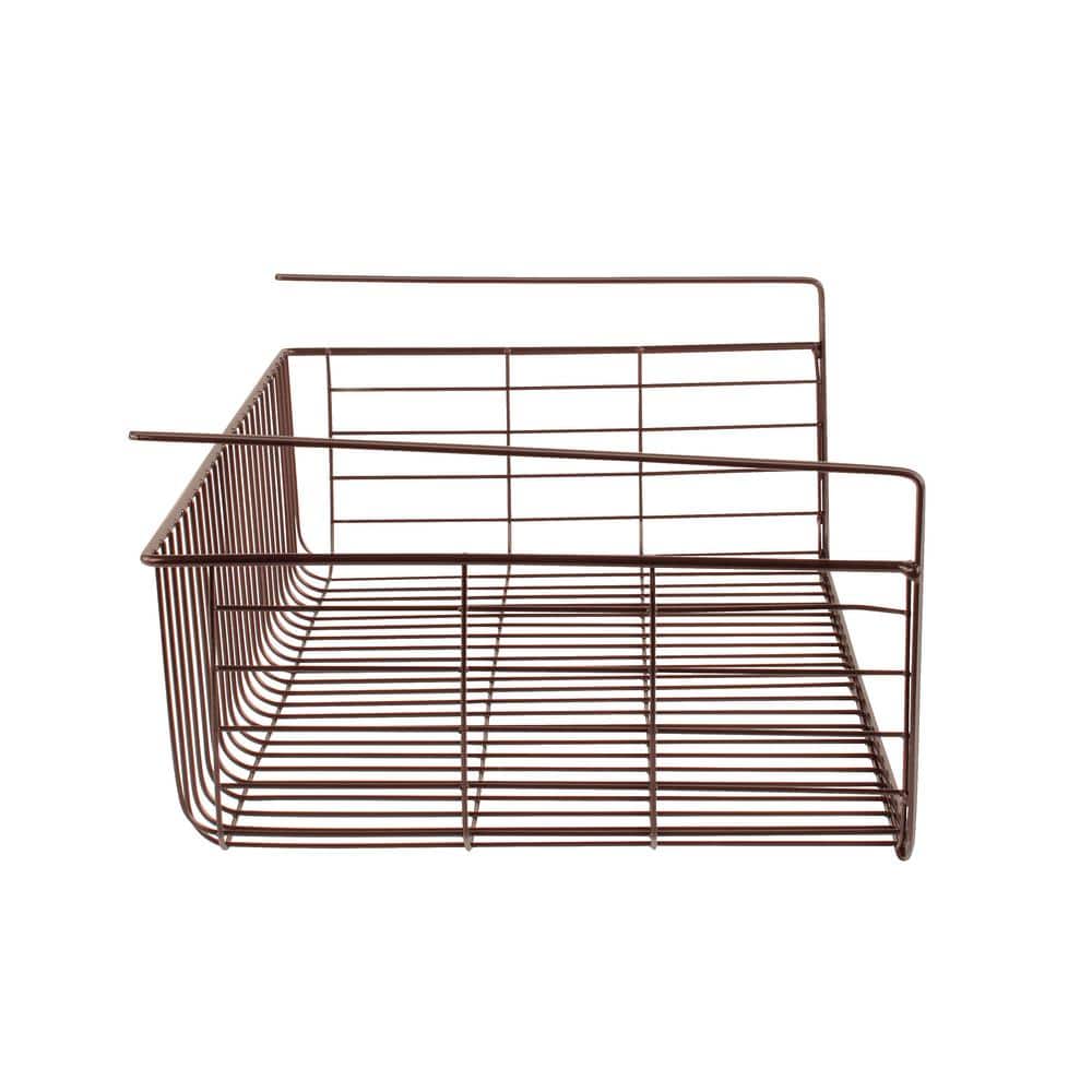 Bronze Over Door Large Steel Storage Basket