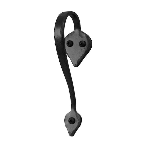 Quiet Glide Hand Forged Black Spade Loop Handle