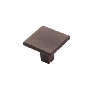 Skylight Collection 1-1/4 in. x 1-1/4 in. Vintage Bronze Cabinet Knob