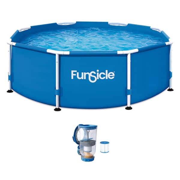 8 ft. x 30 in. Round 30 in. Above Ground Swimming Pool Set