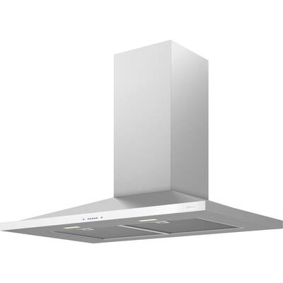 Anzio 36 in. 600 CFM Wall Mount with LED Light Range Hood in Stainless Steel