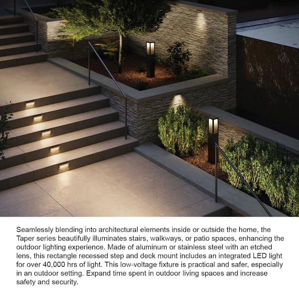 HINKLEY Hinkley Landscape Lighting Taper Horizontal 12v Step Light