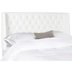 London White Full Upholstered Headboard