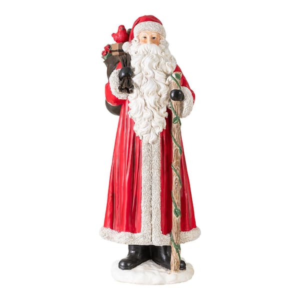 27.5 in. H MGO Christmas Santa Porch Decor