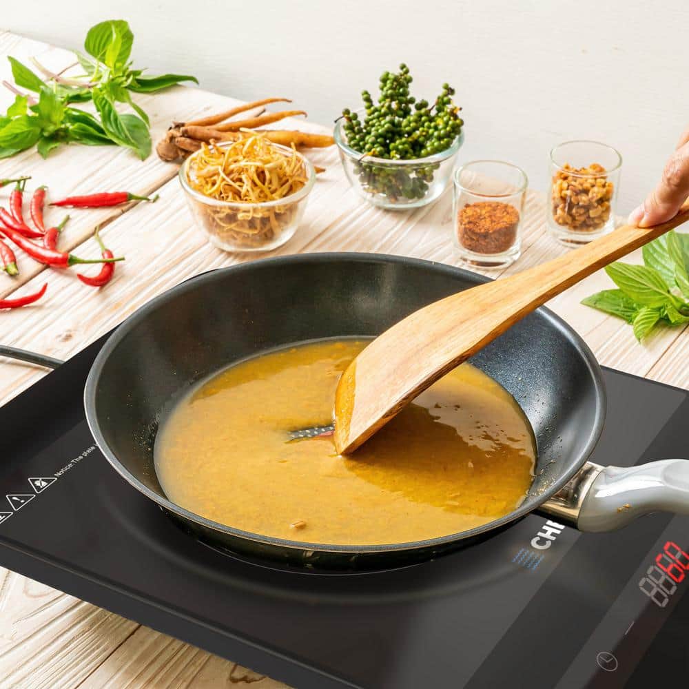 Cheftop Black Ceramic Single Burner Induction Cooktop