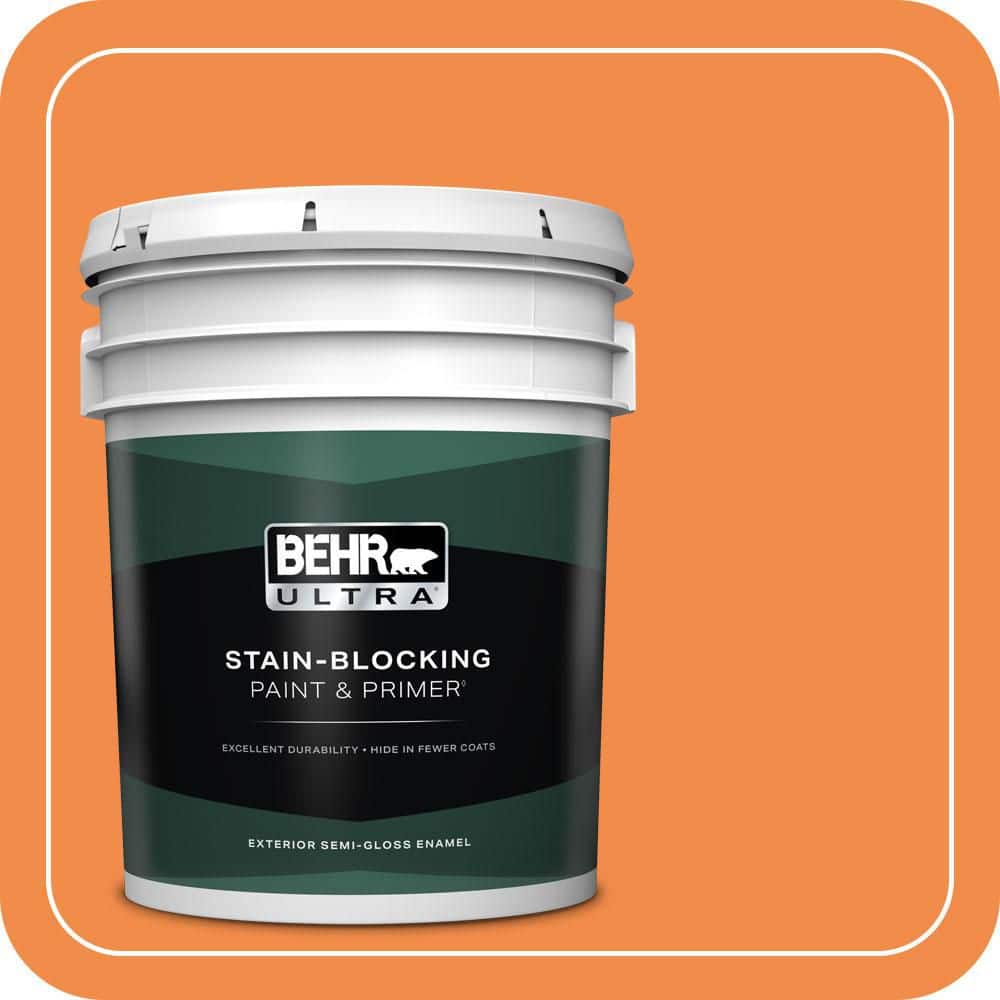5 gal. #250B-6 Poppy Glow Semi-Gloss Enamel Exterior Paint & Primer price history on PriceWatchPro