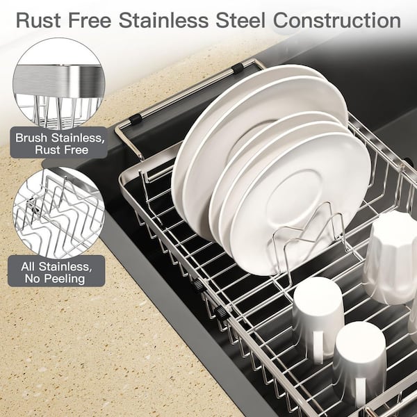 Draining Rack Ikea Dish Drainer For Sink Ikea Stainless Steel Sink Drain Rack Dish Dryer Kitchen Sink Rack Ikea Ikea  Stainless Steel Dish
