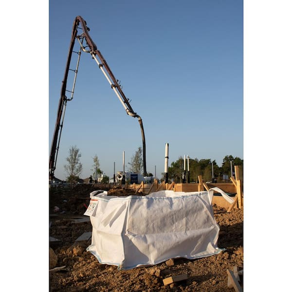 DURASACK 100 Gal. Heavy-Duty Builder's Bulk Bag White Outdoor Polypropylene  Construction and Demolition Trash Bag BB-24UOFR - The Home Depot