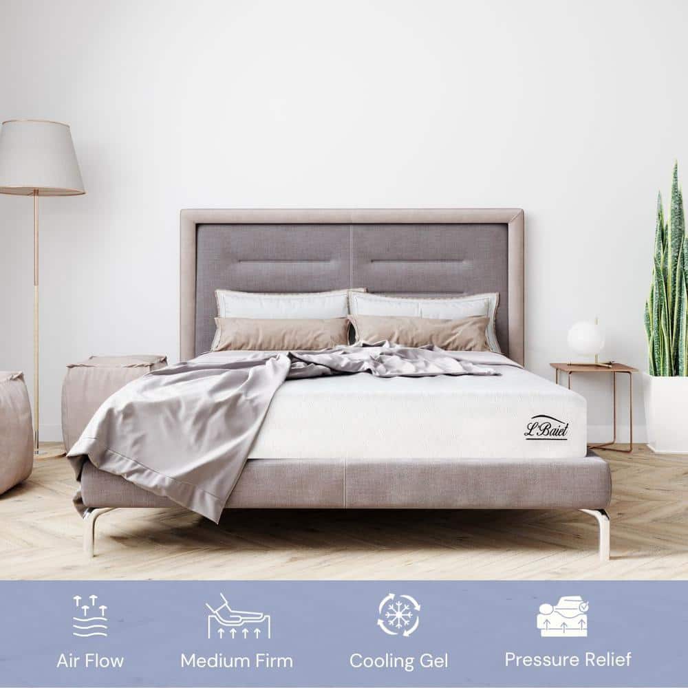 Twin Eurotop Gel Memory Foam Mattress with Soft Cover
